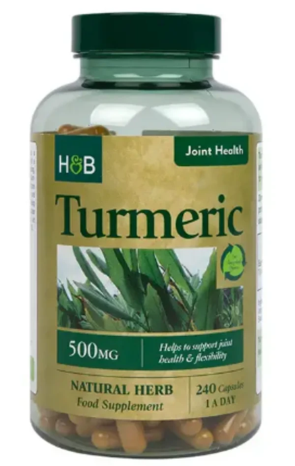  КУРКУМА ( TURMERIC )  500 мг. 240 капсули