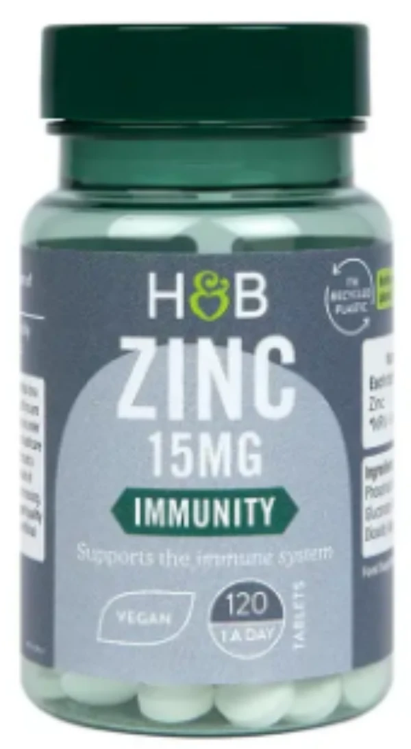  ЦИНК (Zinc Gluconate)15 мг. 120 веган таблетки