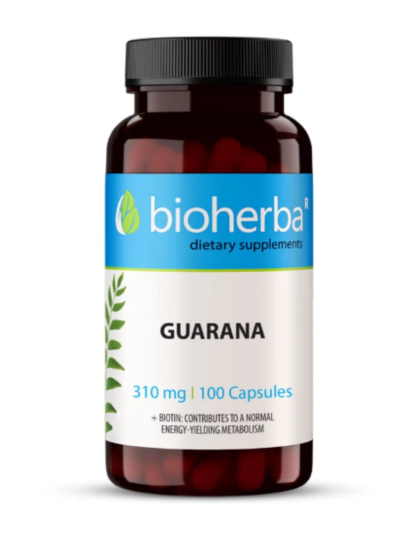  ГУАРАНА 100 капсули, 310 мг